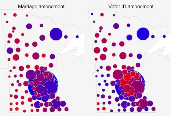 Minnesota amendment maps
