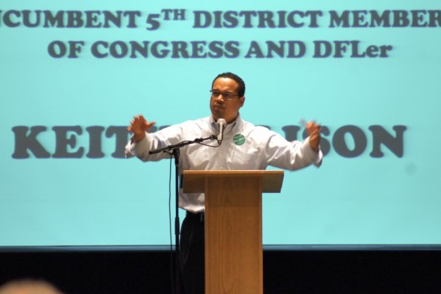 Keith Ellison at the MN-5 Convention