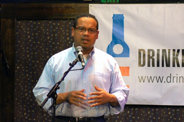 Keith Ellison at Drinking Liberally