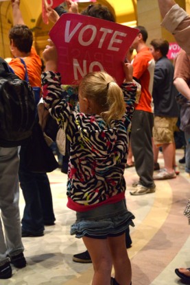 youngest protester