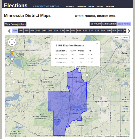 House district 56B map