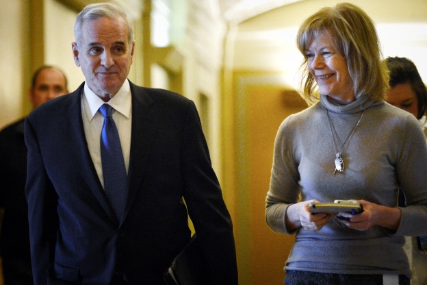 Mark Dayton and Tina Flint-Smith