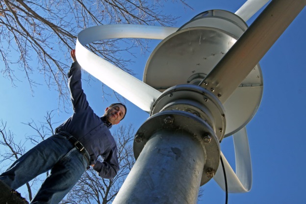 Jay and his turbine