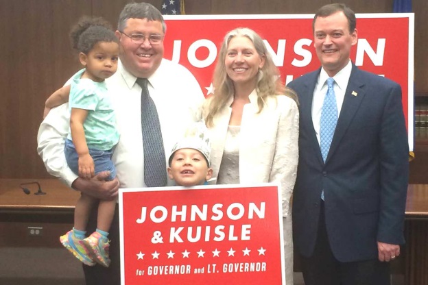 Jeff Johnson and the Kuisle family