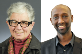 Rep. Phyllis Kahn and challenger Mohamud Noor