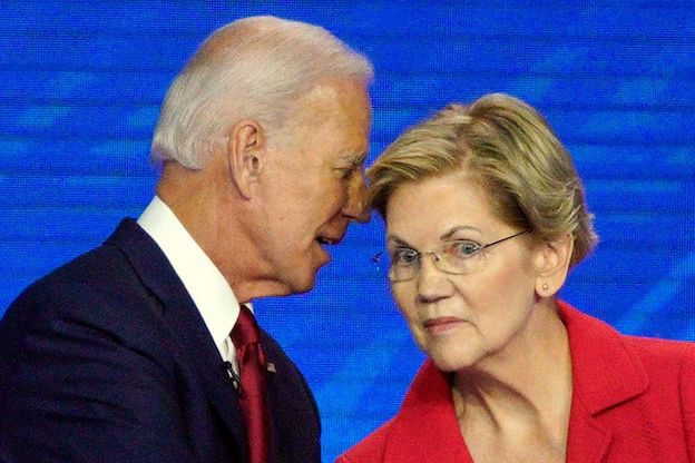 Joe Biden and Elizabeth Warren